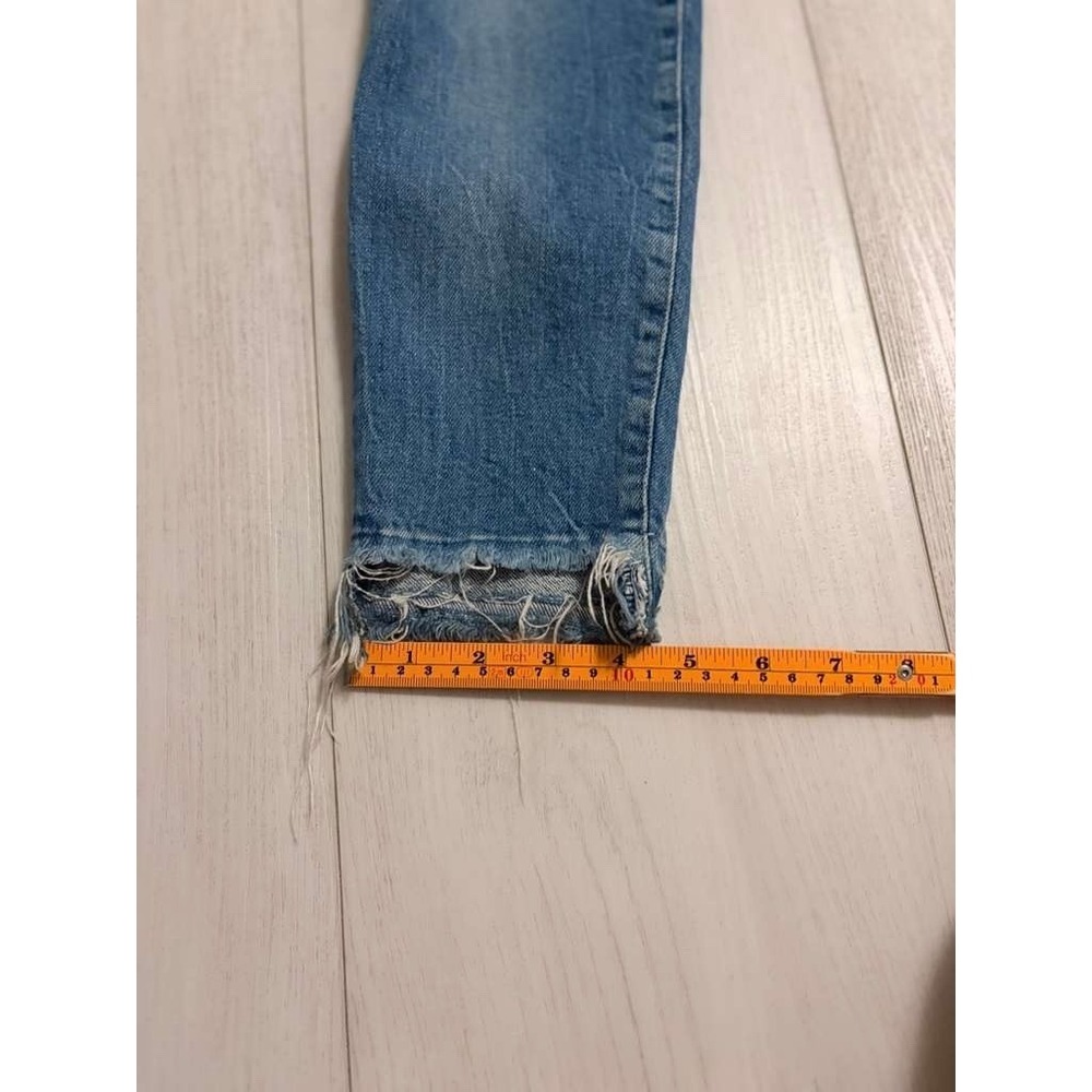 Closed Denim Jeans Sz 25 Mid Rise C 91833 Baker Made In Italy Distressed - Picture 7 of 7
